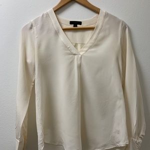 J. Crew Cream Blouse 00